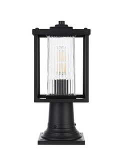Dover One Light Outdoor Post Mount in Black (173|OD302P15BK)