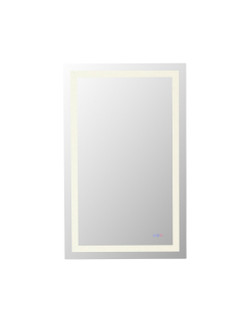 Riven LED Mirror in white (173|MRE83648)