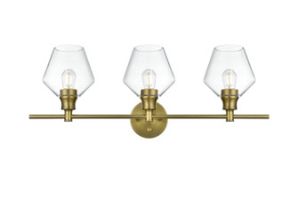 Gene Three Light Wall Sconce in Satin Gold (173|LD2316SG)