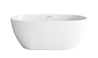 Allegra Soaking Bathtub in Glossy White (173|BT10759GWBNK)