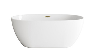 Allegra Soaking Bathtub in Glossy White (173|BT10759GWBGD)