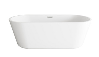 Odette Soaking Bathtub in Glossy White (173|BT10671GWBNK)