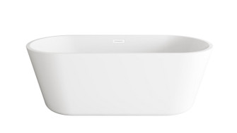 Odette Soaking Bathtub in Glossy White (173|BT10665GWWHT)