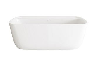 Calum Soaking Bathtub in Glossy White (173|BT10567GWBNK)
