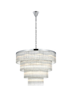 Harlow 28 Light Chandelier in Chrome and Clear (173|1070G40C)