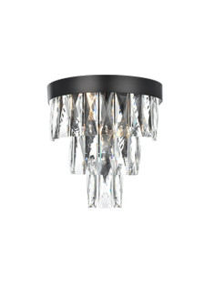 Josephine Two Light Wall Sconce in Black and Clear (173|1060W10BK)