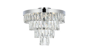 Josephine Six Light Flush Mount in Chrome and Clear (173|1060F18C)