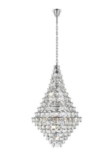 Adaline 38 Light Chandelier in Chrome and Clear (173|1050G36C)