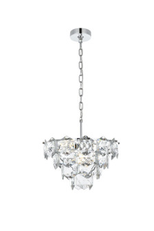 Adaline Six Light Chandelier in Chrome and Clear (173|1050D16C)