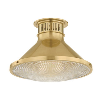 Highclere One Light Flush Mount in Aged Brass (70|MDS2403AGB)