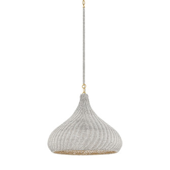 Hampstead One Light Pendant in Aged Brass (70|4820AGB)