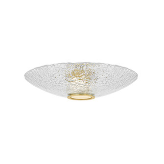 New Haven LED Flush Mount in Aged Brass (70|3451AGB)