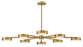Cava LED Semi Flush Mount in Lacquered Brass (138|FR31014LCB)