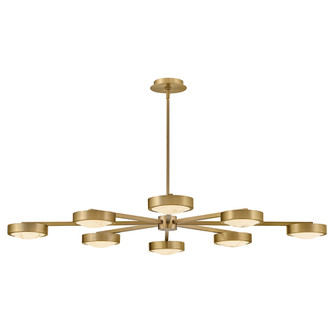 Cava LED Semi Flush Mount in Lacquered Brass (138|FR31014LCB)