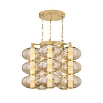Toulouse LED Chandelier in Vintage Brass (68|50431VB)