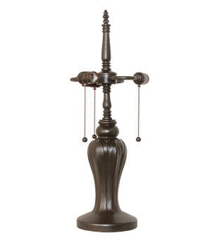 Tulip Vase Three Light Table Base in Mahogany Bronze (57|30877)