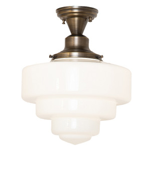Revival One Light Flushmount in Antique Brass (57|286108)
