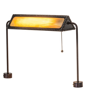 Morris Church One Light Banker's Lamp in Craftsman Brown (57|286006)