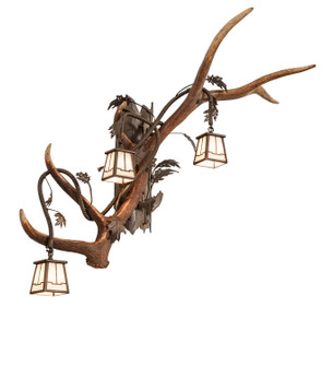 Antlers Three Light Wall Sconce in Tyler Bronze (57|285216)