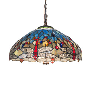 Tiffany Hanginghead Dragonfly Three Light Pendant (57|284548)