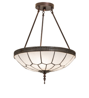 Vincent Four Light Semi-Flushmount in Mahogany Bronze & Craftsman Brown Highlighted (57|284462)