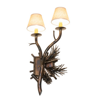 Pinewood Two Light Wall Sconce in Light Burnished Antique Copper (57|283595) Pinewood Two Light Wall Sconce in Light Burnished Antique Copper (57|283595)