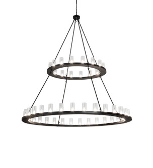Loxley LED Chandelier in Solar Black (57|282920)