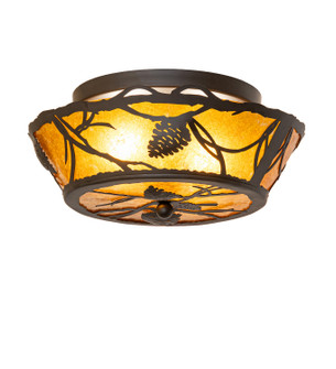 Whispering Pines Two Light Flushmount in Oil Rubbed Bronze (57|282485)