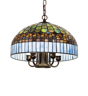 Tiffany Candice Nine Light Pendant in Mahogany Bronze (57|282481)