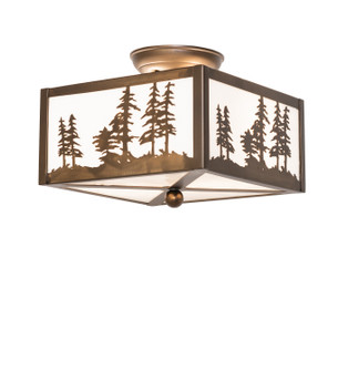 Tall Pines Two Light Flushmount in Antique Copper (57|280332)
