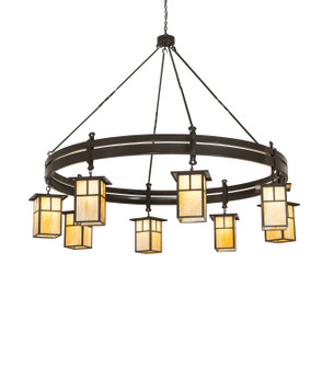 Beartooth Eight Light Chandelier in Timeless Bronze (57|280178)