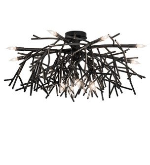 Thicket 12 Light Chandelier in Blackwash (57|279711)