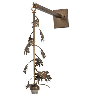 Oak Leaf & Acorn One Light Wall Sconce Hardware in Antique Copper (57|167011)