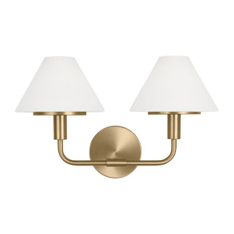 Mendota Wall Sconce in Satin Brass (1|GLW1022SB)