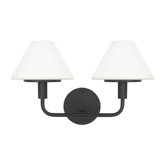 Mendota Wall Sconce in Midnight Black (1|GLW1022MBK)