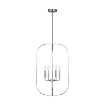 Loretto Six Light Chandelier in Brushed Nickel (1|GLC1316BS)