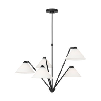 Werley Chandelier in Midnight Black (1|GLC1255MBK)