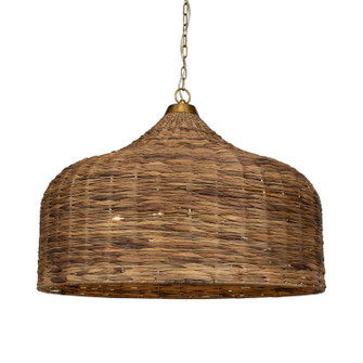 Tauranga Five Light Pendant in Antique Brass (52|21616)