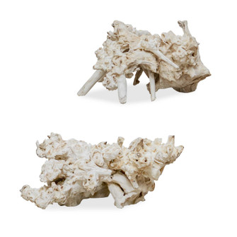 Elemental Sculpture in Bleached Residi Wood (52|17141)