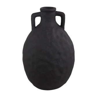 Fox Vase in Textured Matte Black (443|VAS262)