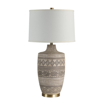 Charlize One Light Table Lamp in Beige With Wash (443|LPT1327)