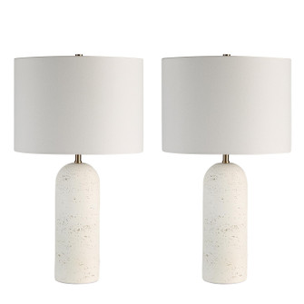 Dorato Two Light Table Lamp in Off-White (443|LPT1291SET2)