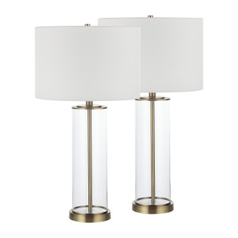 Saco LED Table Lamp- Set Of Two in Clear (443|LPT1264SET2)