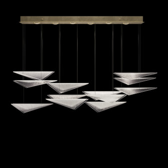 Volo LED Pendant in Soft Gold/Clear Linear (48|10011851)