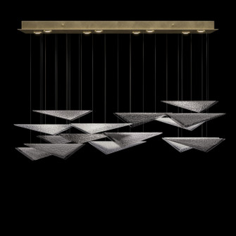 Volo Pendant in Soft Gold/Smoke Hammered (48|10011755)