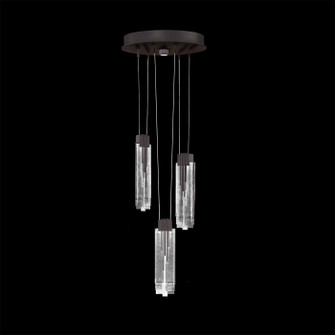 Arpeggio LED Pendant in Midnight Steel/Clear (48|10008061)