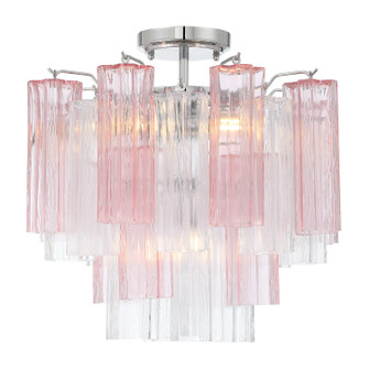 Addis Four Light Semi Flush Mount in Polished Chrome (60|ADD300CHSPCEILING)