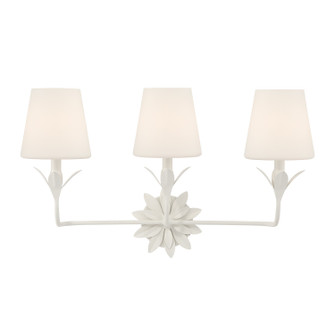 Broche Three Light Bath in Matte White (60|573OPMT)