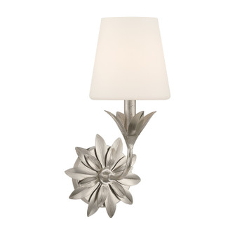 Broche One Light Wall Sconce in Antique Silver (60|571OPSA)
