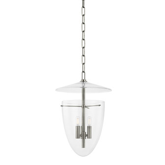 Tully Three Light Lantern in Vintage Pewter (67|F4414VPT)